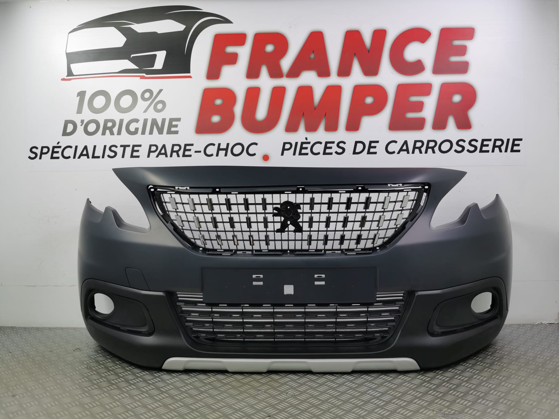 PARE CHOC AVANT PEUGEOT 2008 I PH2 (NEUF PRET A PEINDRE) FRANCE BUMPER