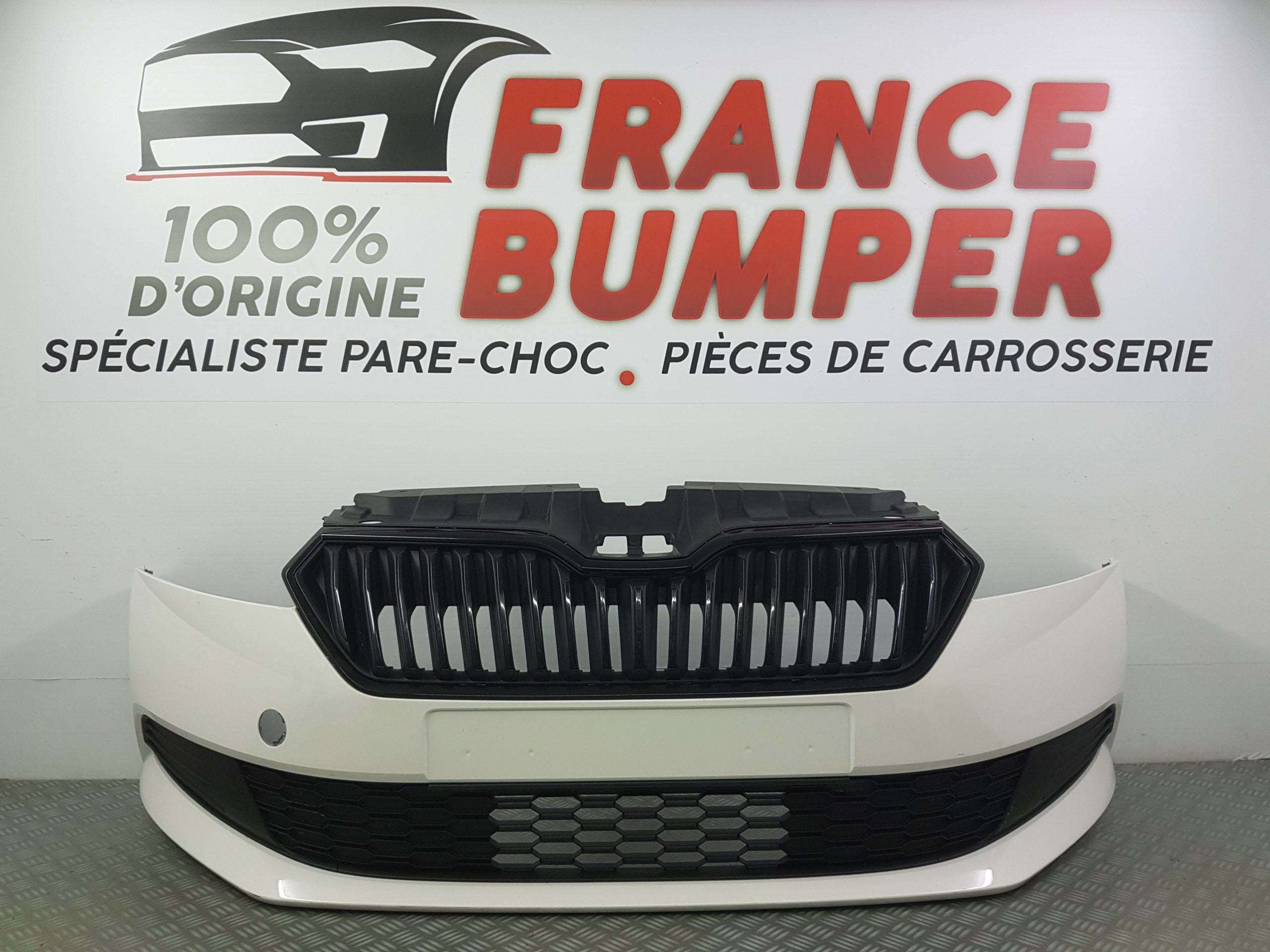 PARE CHOC AVANT SKODA FABIA III PH2 FRANCE BUMPER