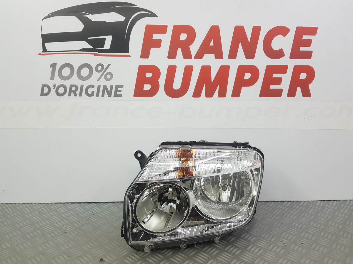 PHARE AVG DACIA DUSTER I PH1 NEUF FRANCE BUMPER