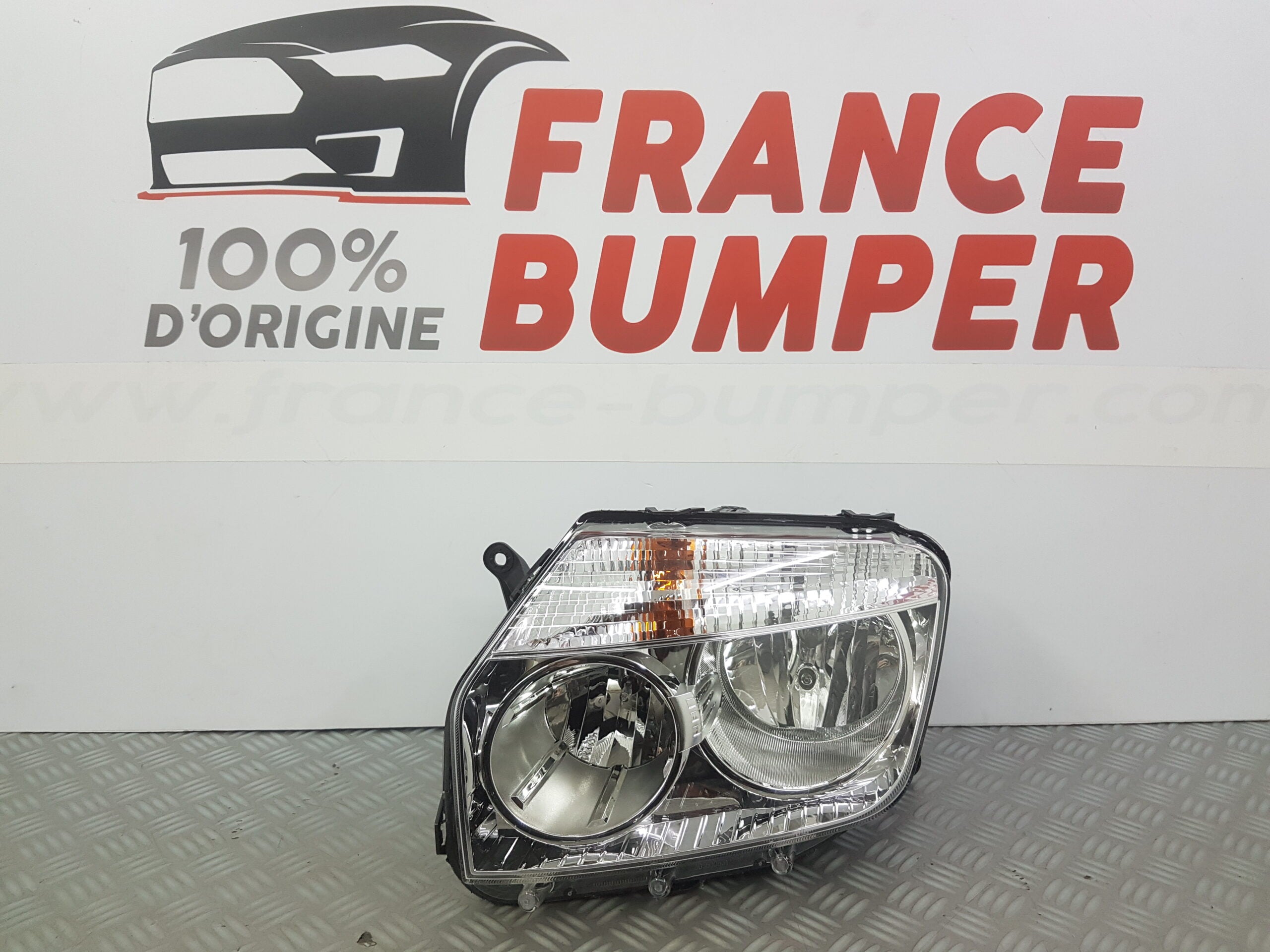 PHARE AVG DACIA DUSTER I PH1 NEUF FRANCE BUMPER