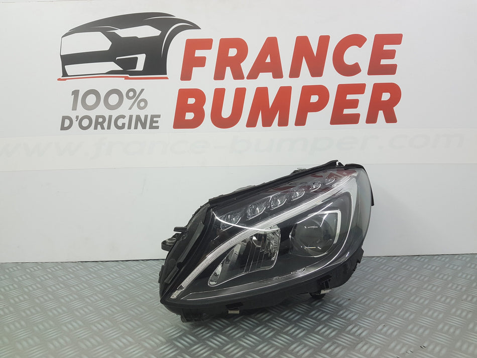 PHARE AVG MERCEDES CLASSE C W205 PH1 LED FRANCE BUMPER