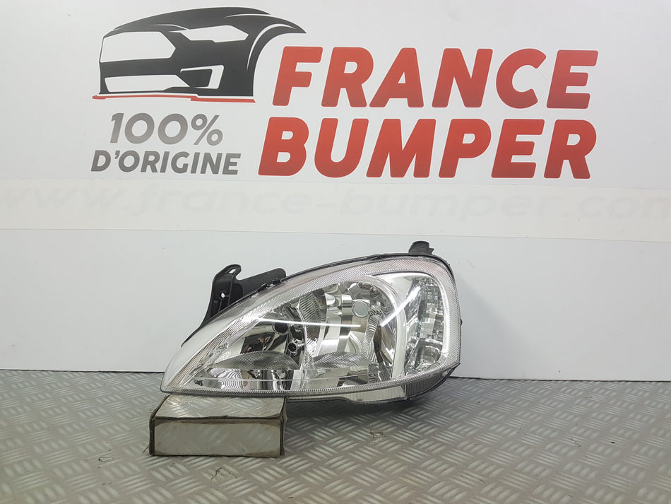 PHARE AVG OPEL CORSA C PH1 NEUF FRANCE BUMPER