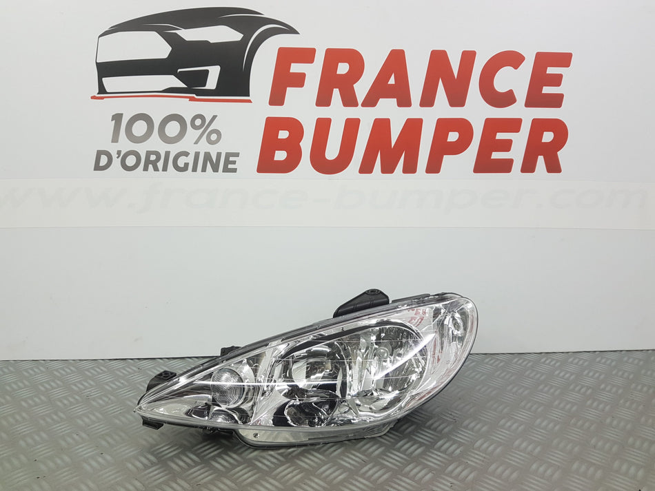 PHARE AVG PEUGEOT 206 NEUF FRANCE BUMPER