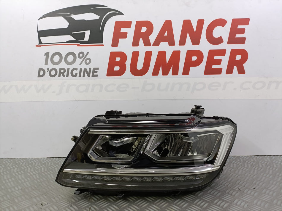 PHARE AVG VOLKSWAGEN TIGUAN II LED NEUF COMPLET FRANCE BUMPER