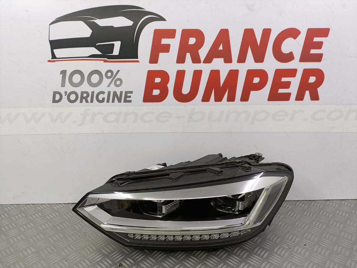 PHARE AVG VOLKSWAGEN TOURAN III FULL LED COMPLET NEUF FRANCE BUMPER