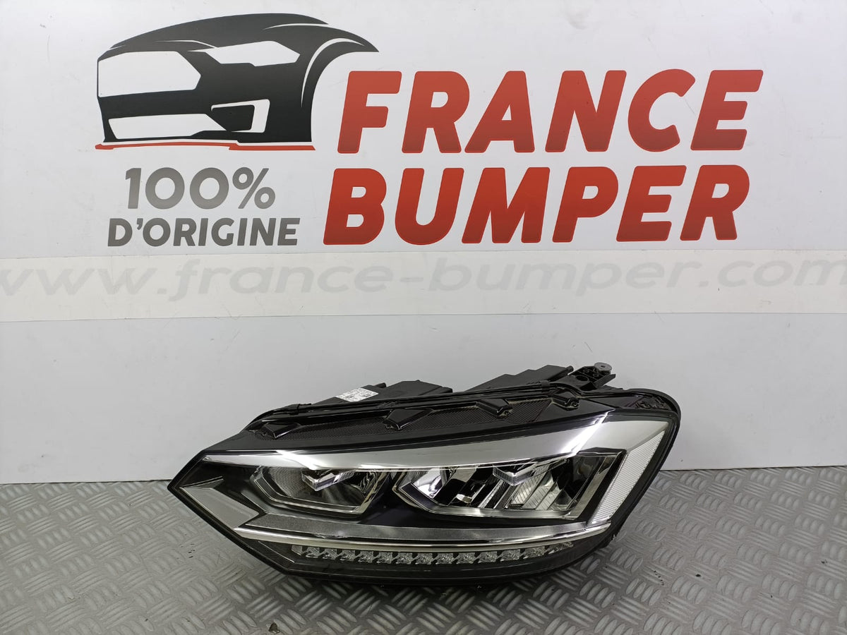 PHARE AVG VOLKSWAGEN TOURAN III LED COMPLET NEUF FRANCE BUMPER