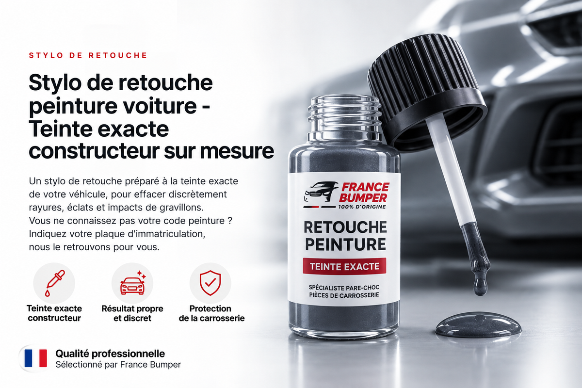 Stylo de retouche peinture voiture sur mesure RP4K7 - France Bumper